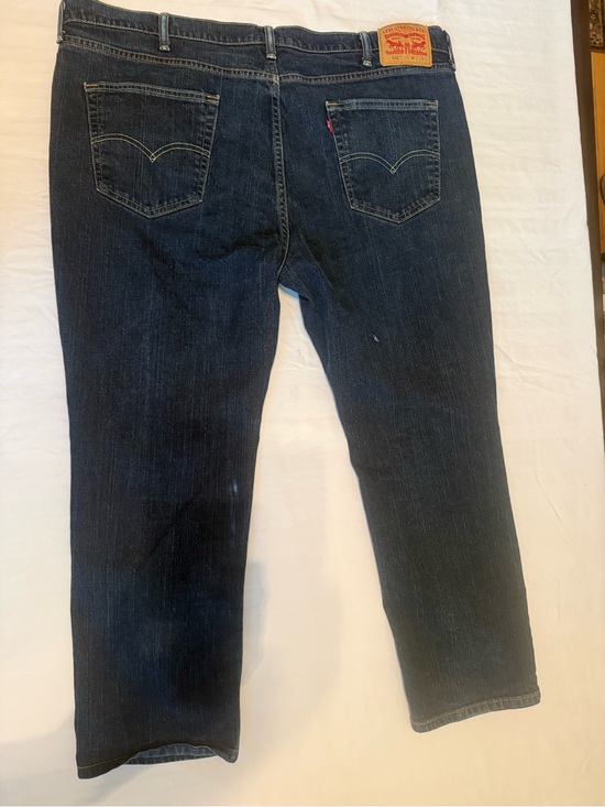Levi's Other - Levi's Men's Dark Blue Slim Straight Jeans with Leather Patch